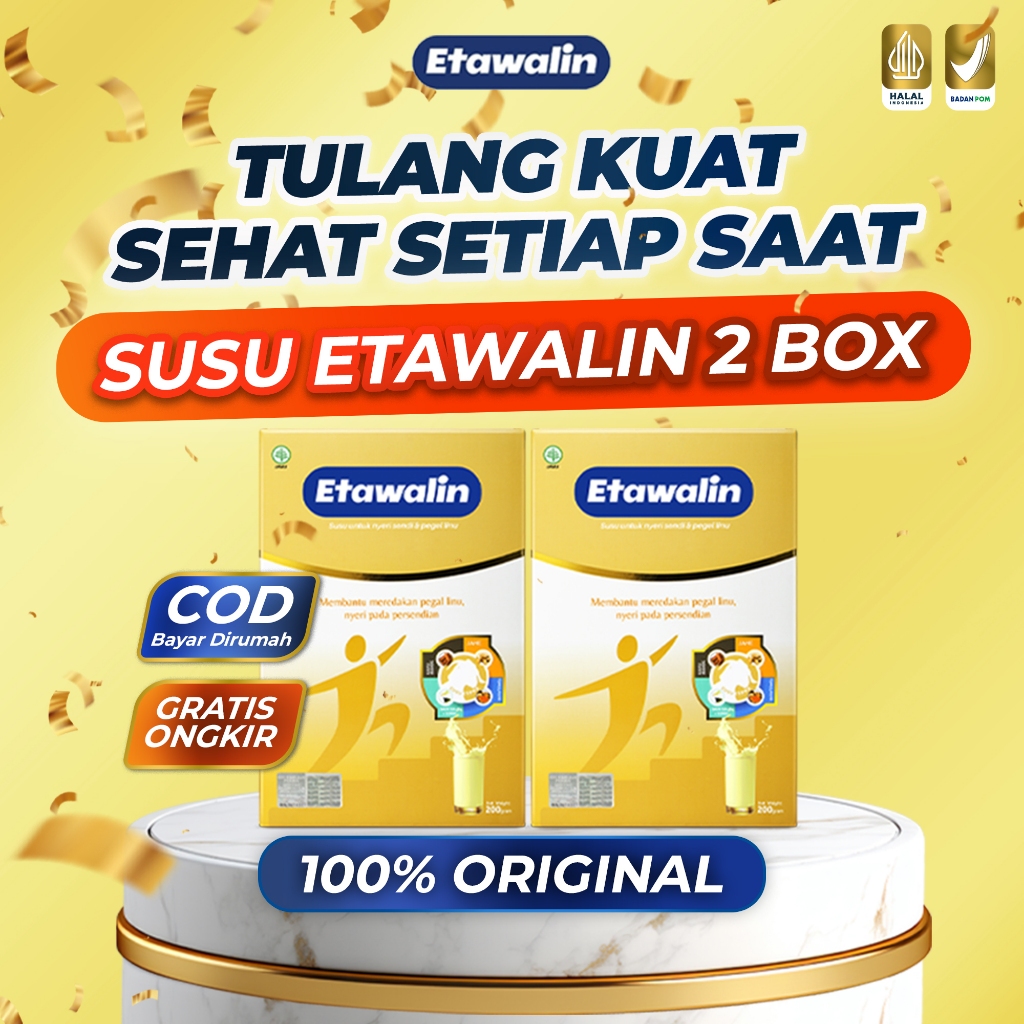 

2 Box Susu Etawalin Alami untuk Kesehatan Tulang & Sendi Tubuh 200gr Original