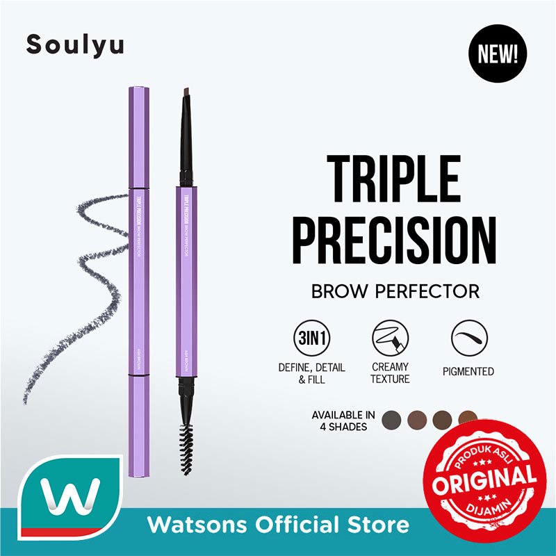 Soulyu Triple Precision Brow Perfector 02 Ash Brown 0.1g