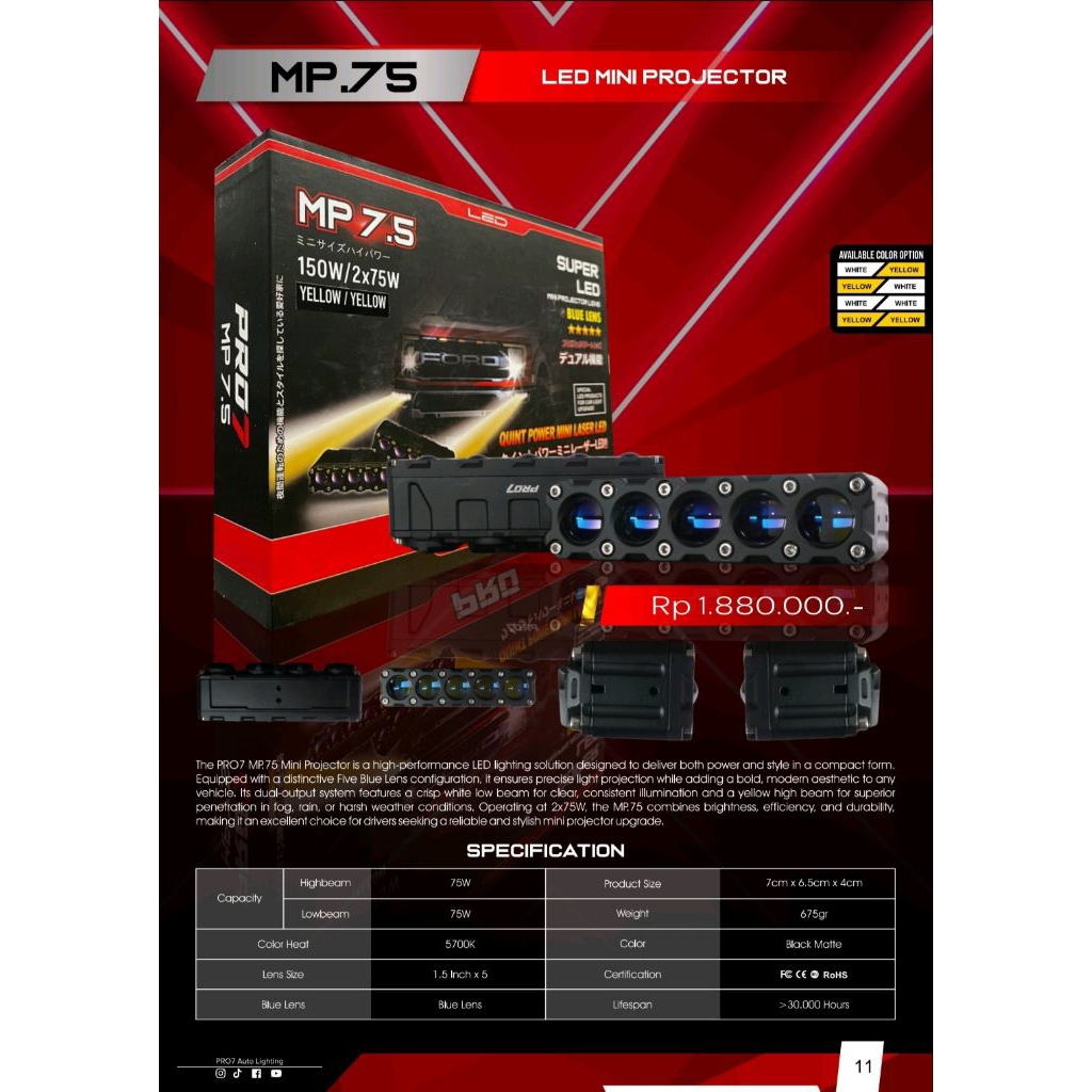 Mini Projie PRO7 MP75