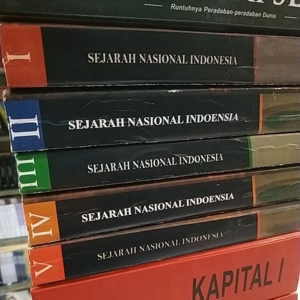 paket hemat | SEJARAH NASIONAL INDONESIA edisi pemutakhiran 6 jilid lengkap