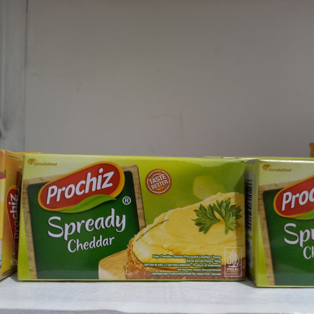 

Prochiz spready 160gr keju halus cheddar