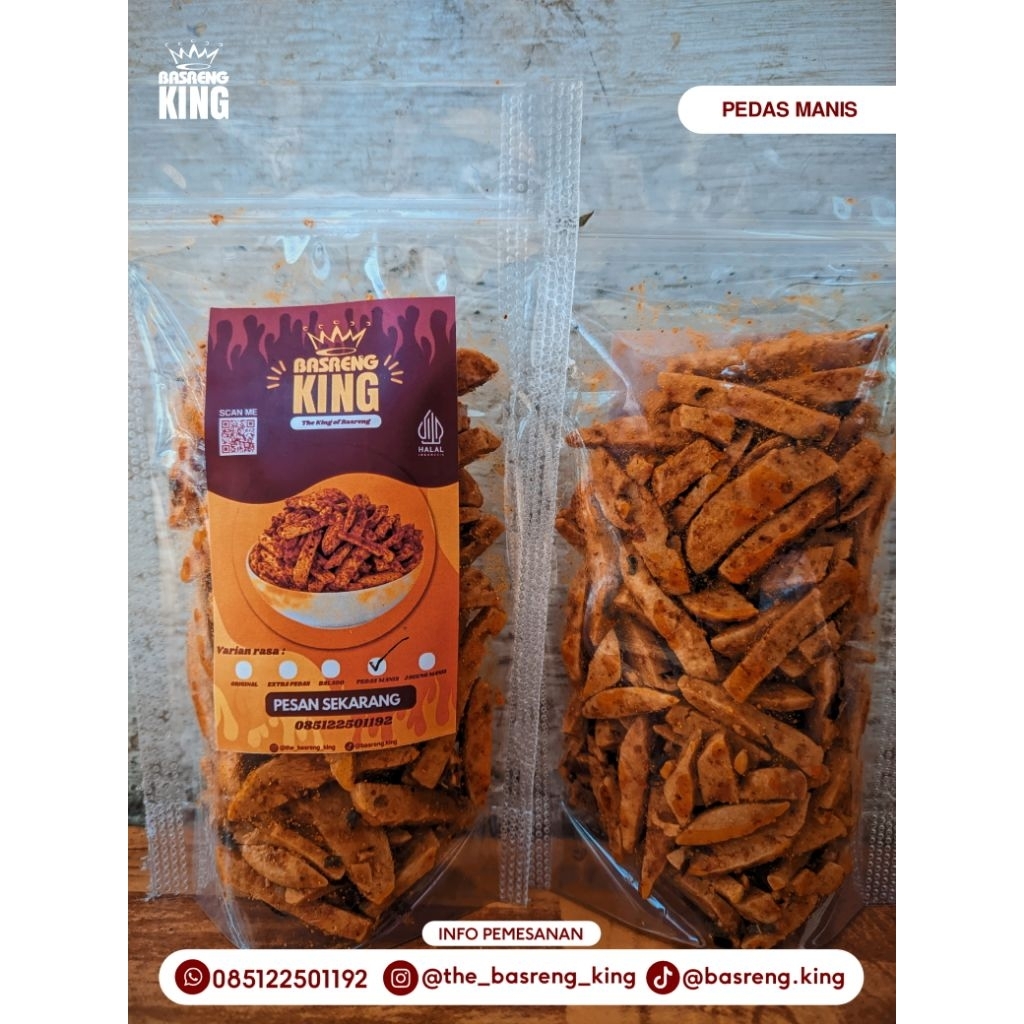 

Basreng King rasa Pedas Manis