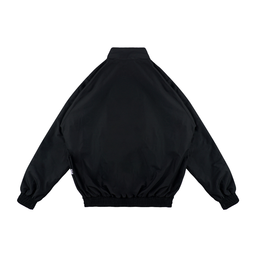 Troy Company Jacket Tracktop Black Trace Aster - Jaket Tracktop Hitam JTT 3305