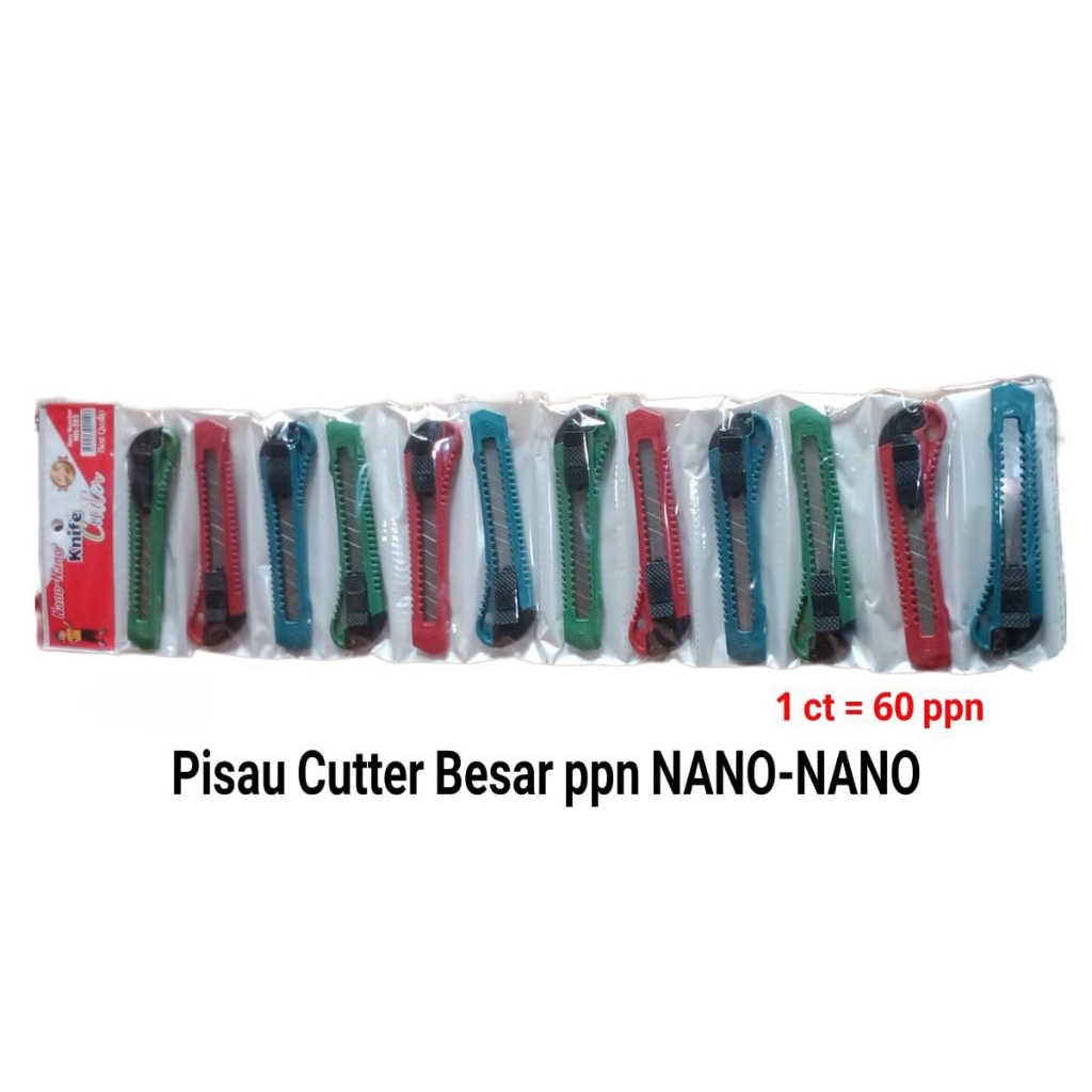 

Pisau Cutter Murah Pisau Renteng isi 12pcs