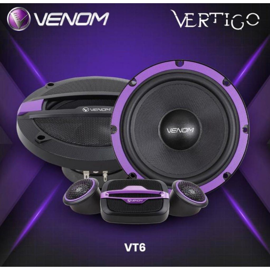 Paket Audio Venom Vertigo Power 4 channel - Split - Subwoofer 12 inch Vertigo | Audio mobil