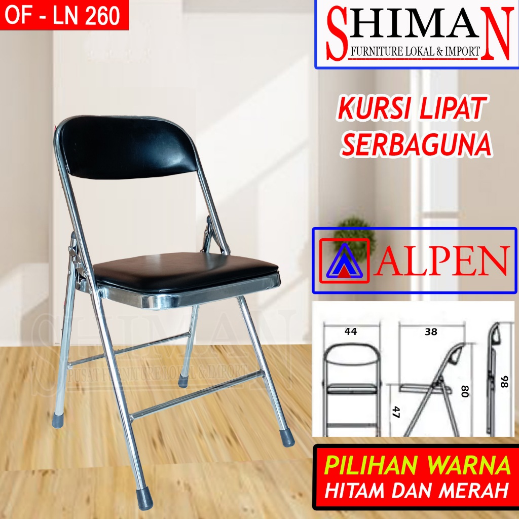 Kursi Lipat Serbaguna ALPEN | Kursi Rapat Pertemuan