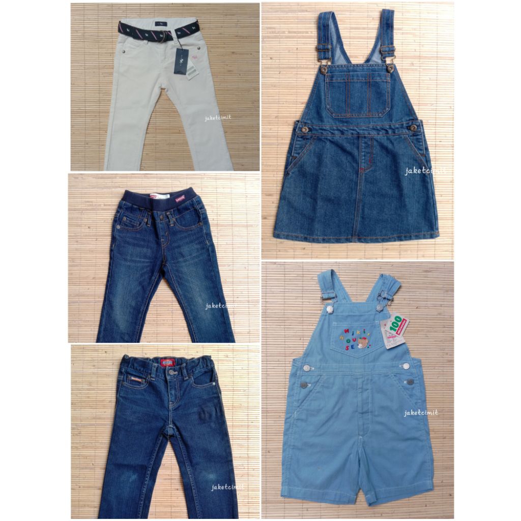 PL Celana Anak Branded Corduray BlueDog, Jeans Dickies, Overall Dickies, Lvis, Miki House