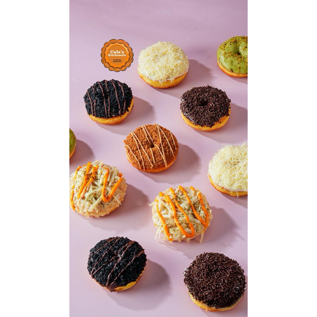 BRIOCHE PUMPKIN DONUT DONAT LABU KABOCHA