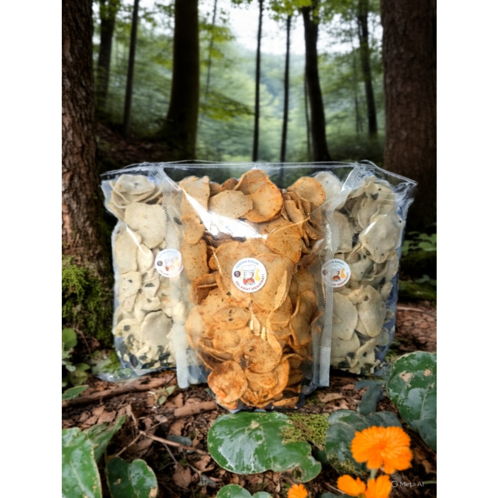 

Kripik Basreng Daun Jeruk Kriuk Renyah dan Lezat Isi 100 Gram