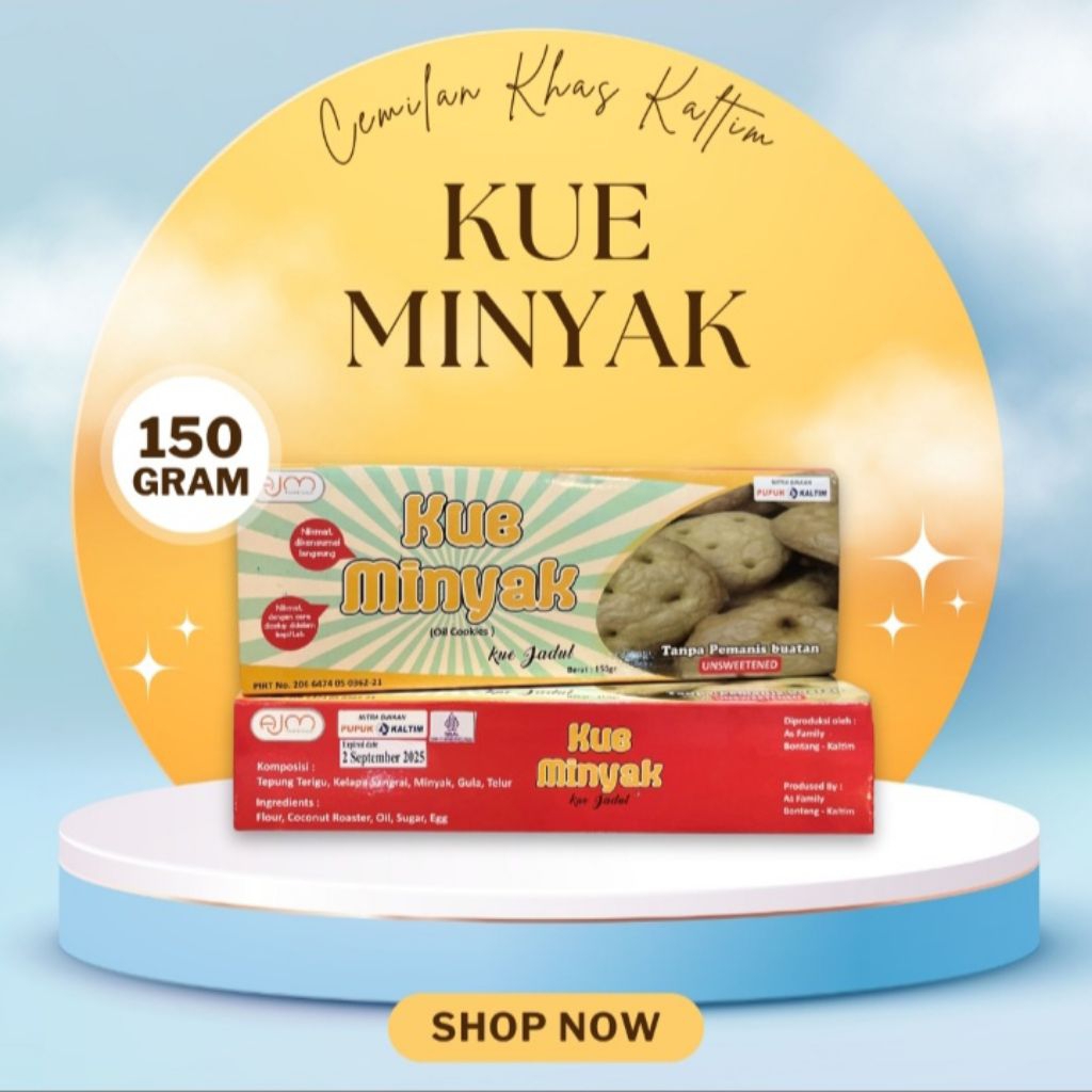 

Kue Minyak Oleh - Oleh Kaltim
