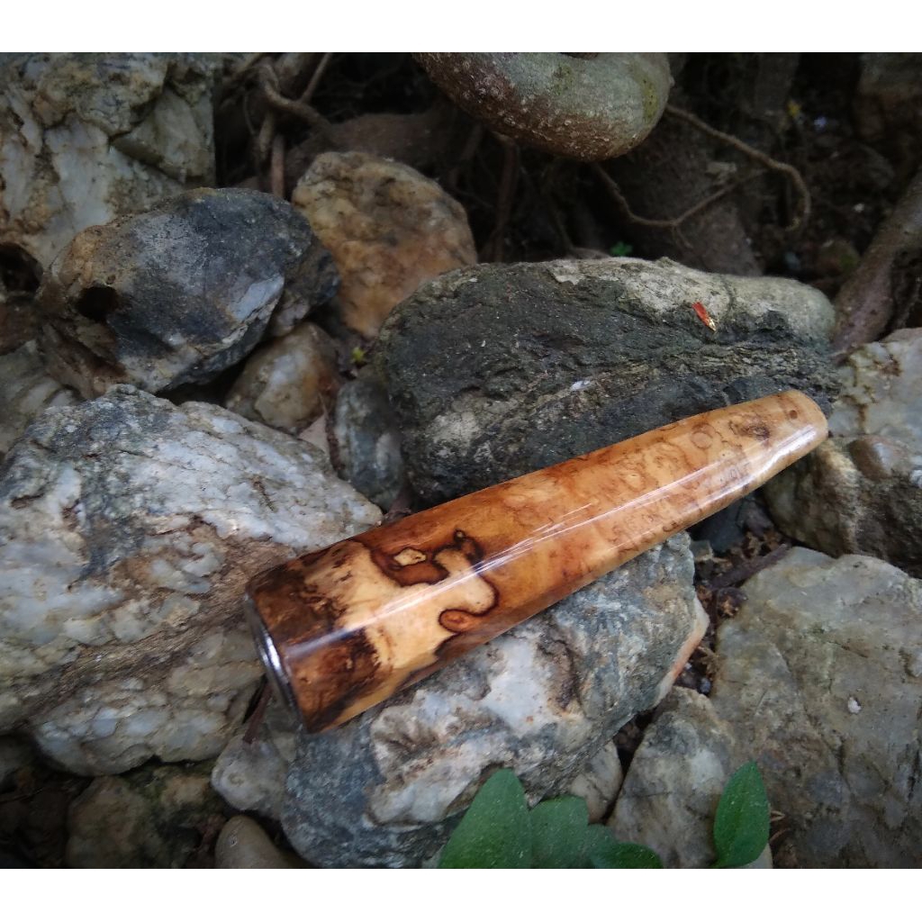 pipa kayu burl motif bagus keren elegan/burl amboyna