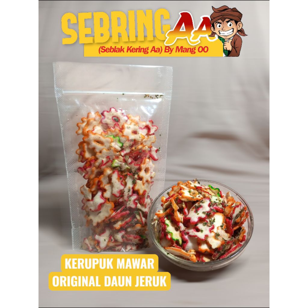 

KERUPUK MAWAR ORIGINAL DAUN JERUK