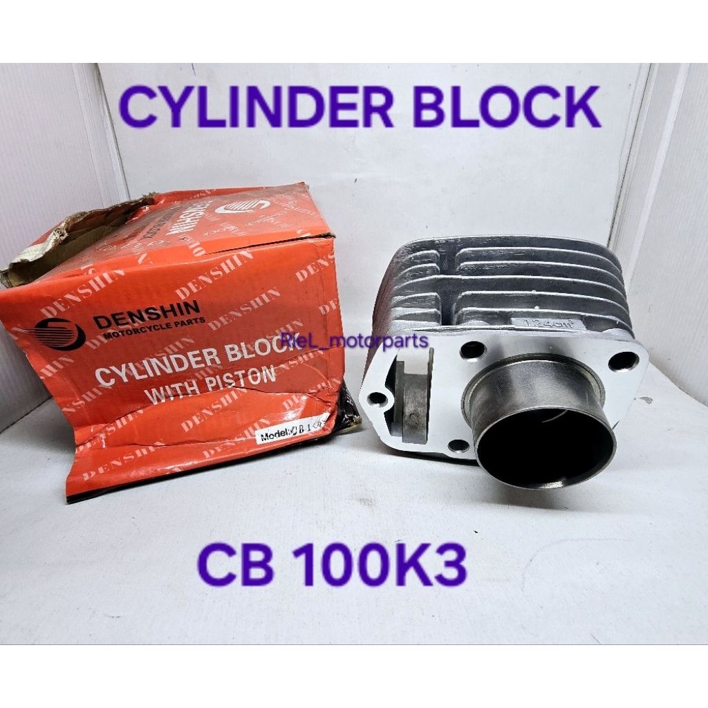 Cylinder block (DS) CBK3 / CB 100K3 / CB 100 K3 blok seher boring DENSHIN