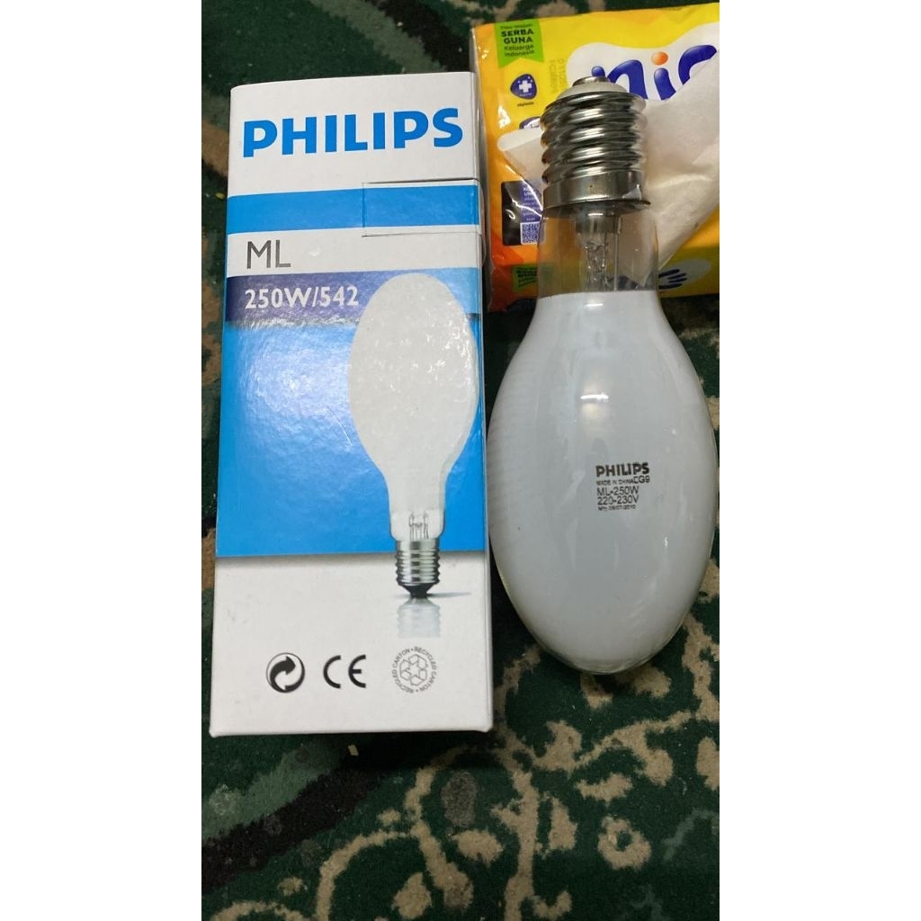 Lampu Mercury ML 250w E40 Philips