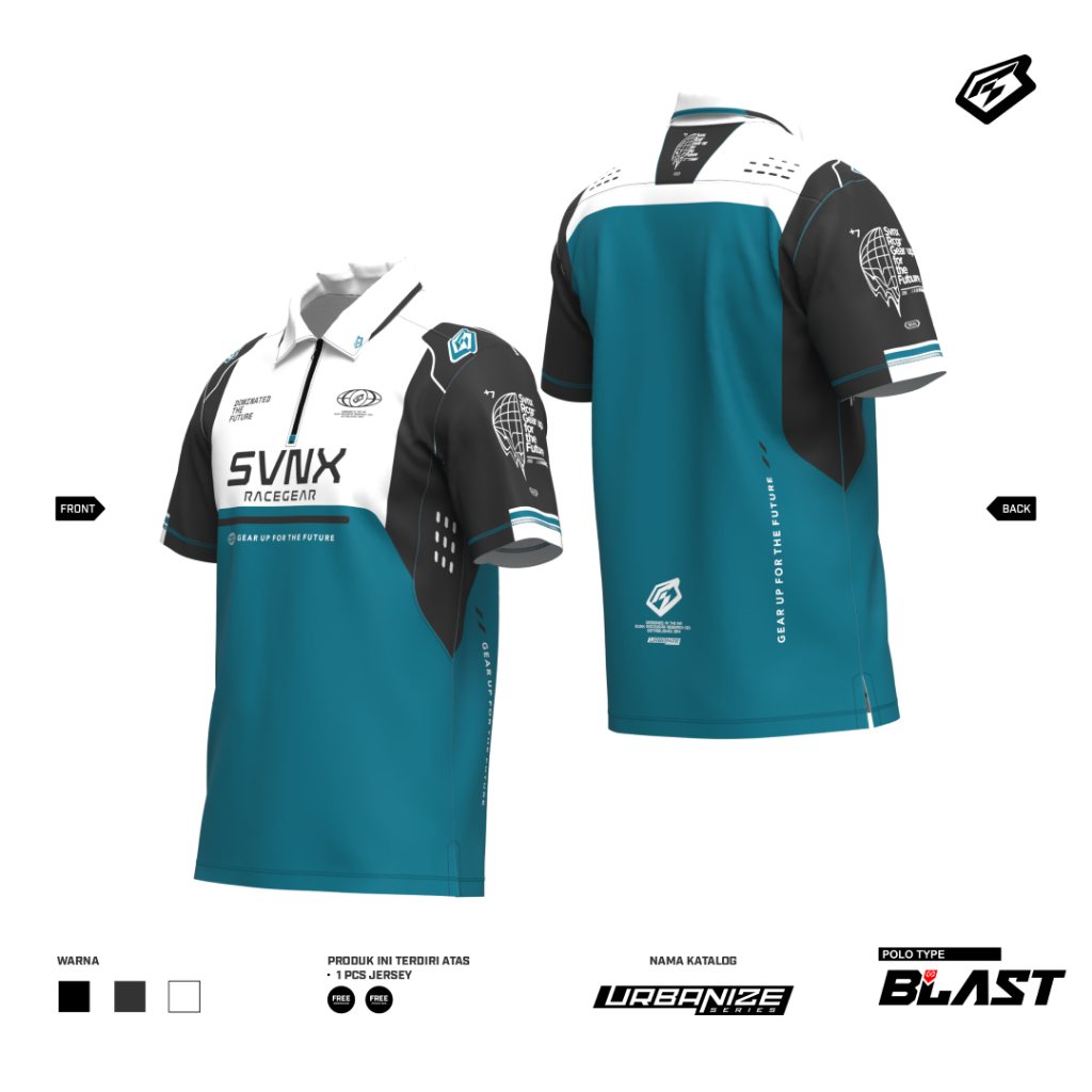 SVNX POLO JERSEY TYPE BLAST URBANIZE SERIES / JERSEY POLO PREMIUM SVNX