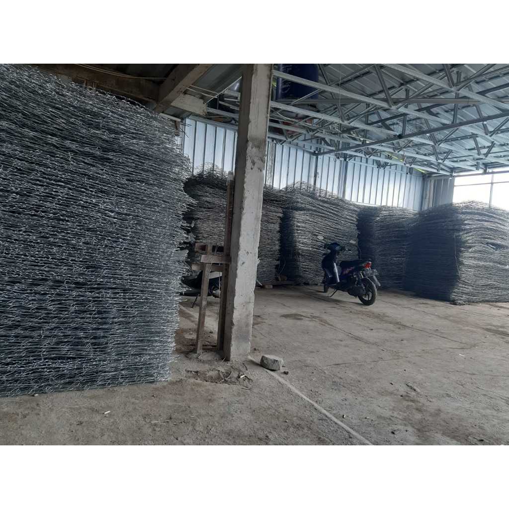 Kawat Bronjong / Bronjong Kawat Galvanis Ukuran 2 x 0.5 x 0.5 m kawat 2.7 mm