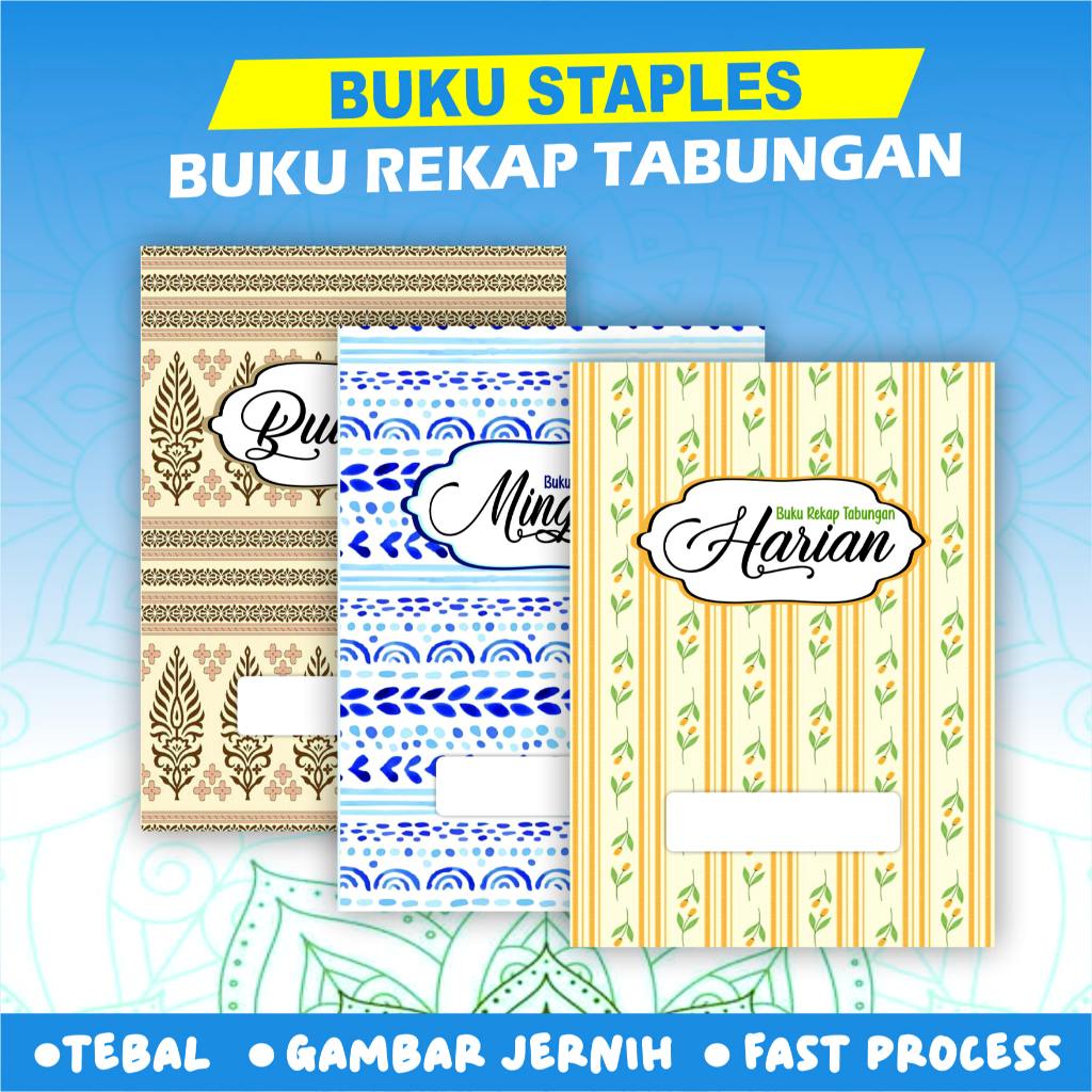

BUKU REKAP TABUNGAN ETNIK BATIK EDITION BY GRAFISTETIK