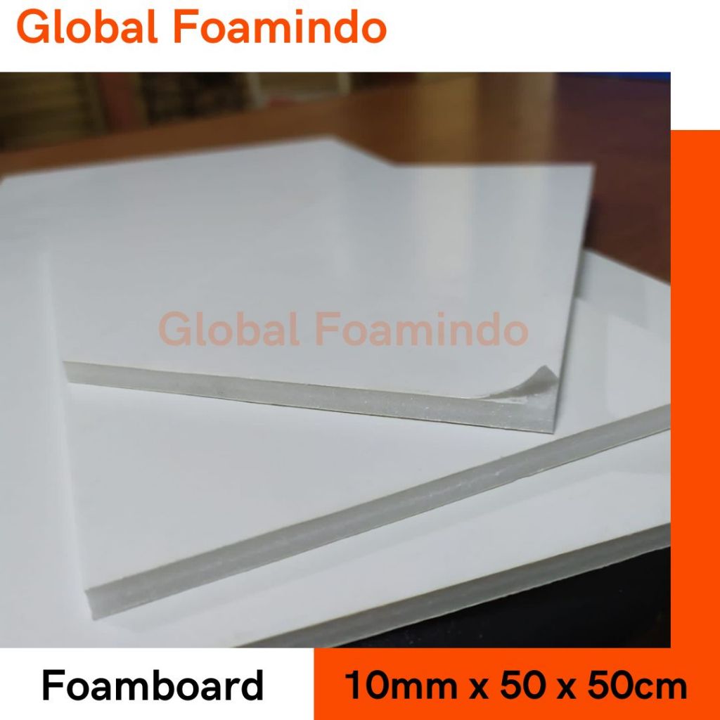 

Foamboard 10mm x 50 x 50cm