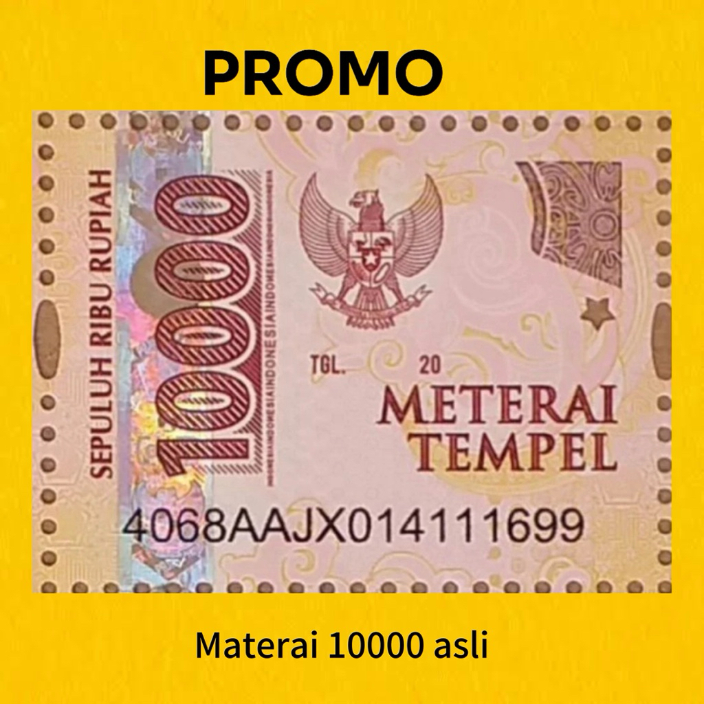 

MATERAI 10000 ASLI GROSIR