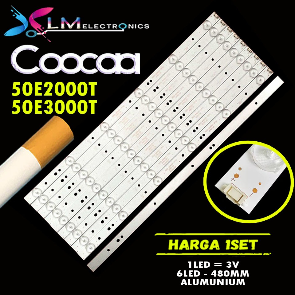 BACKLIGHT COOCAA 50 50E2000T 50E3000T 50E2000 50E3000 LAMPU BL LED BACKLIGHT COOCAA COOCA 50 IN