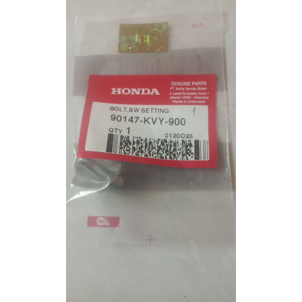BAUT SWITCH STANDAR STANDART SAMPING BEAT KARBU FI SPACY PCX VARIO ORI AHM ORIGINAL 90147 KVY 900 GB