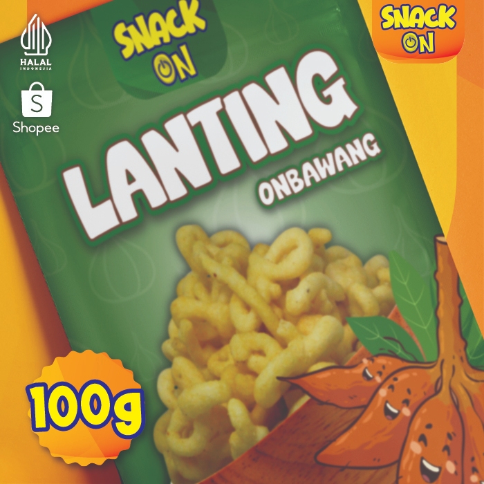 

Snack On Lanting Bawang Original Tradisional Kebumen 100gr
