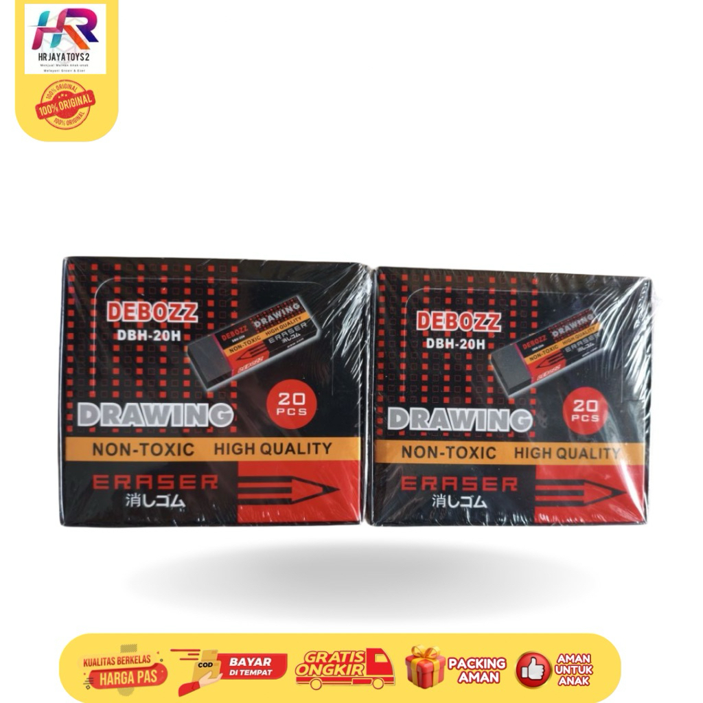 

Penghapus Pensil DEBOZZZ DBH-20H – Non-Toxic & High Quality Penghapus berkualitas.