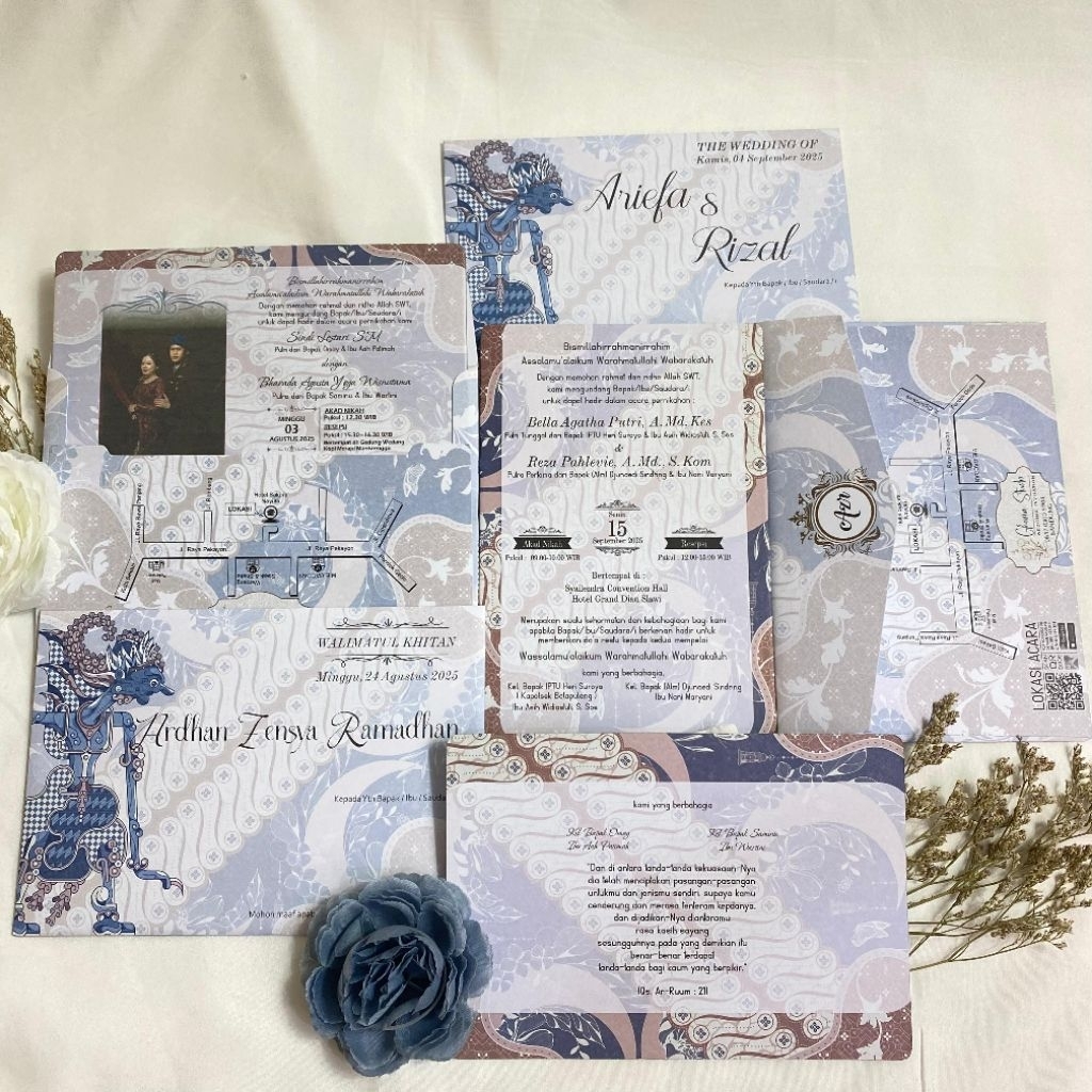 Kartu Undangan Pernikahan Hard Cover Tebal Mewah Wedding Invitation Kartu Undangan Cantik Undangan M