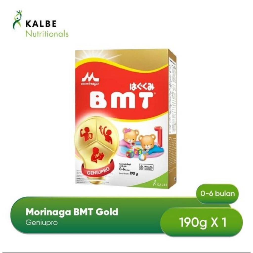 MORINAGA GOLD BMT 0-6 BULAN / CHILMIL 6-12 BULAN 190GR  / SUSU FORMULA BAYI NEWBORN