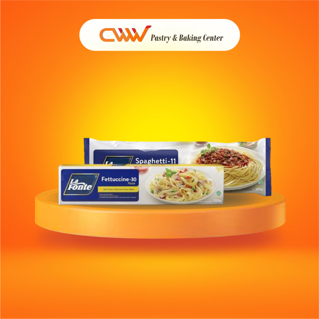 

La Fonte Pasta Kering Spaghetti Instan 10 225g & 11 450g Spagetti Aglio Olio Bolognaise Carbonara