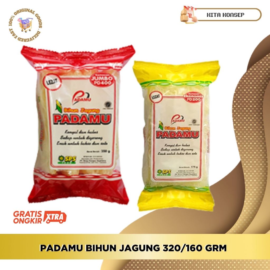 

PADAMU BIHUN JAGUNG 320/160 GRM