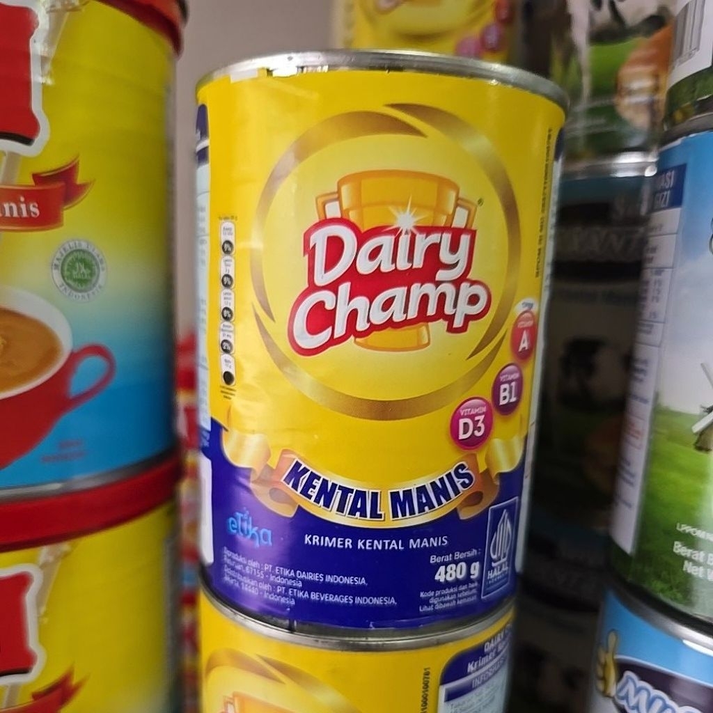 

susu kental manis dairy champ 480gram