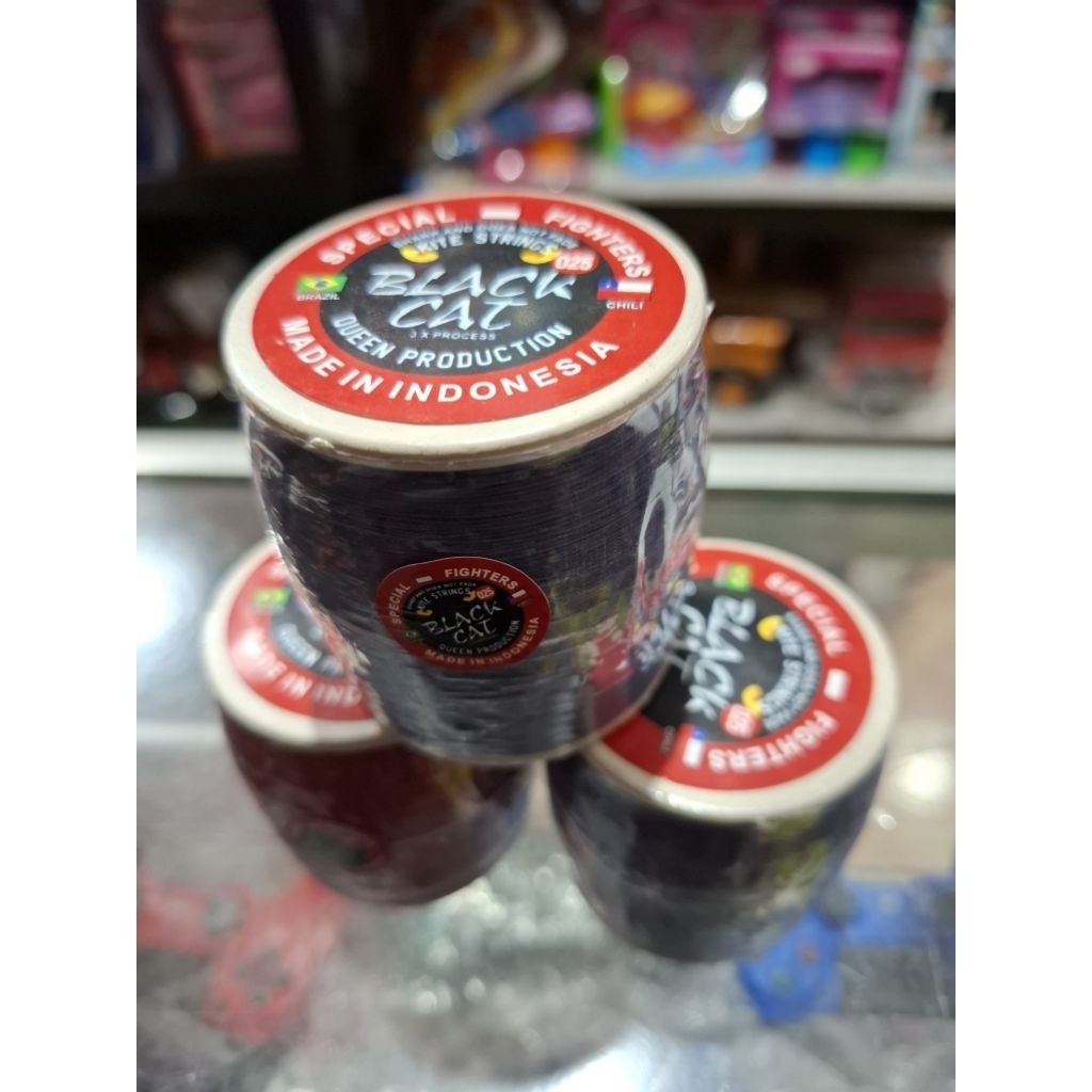 Benang Gelasan Layangan Black Cat 1600 Yard