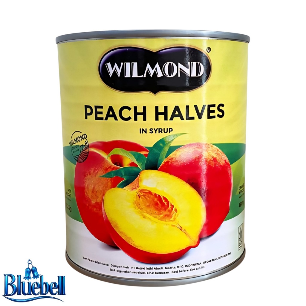 

Wilmond Peach Halves Kaleng 825g Buah Persik Potong dalam Sirup Manis