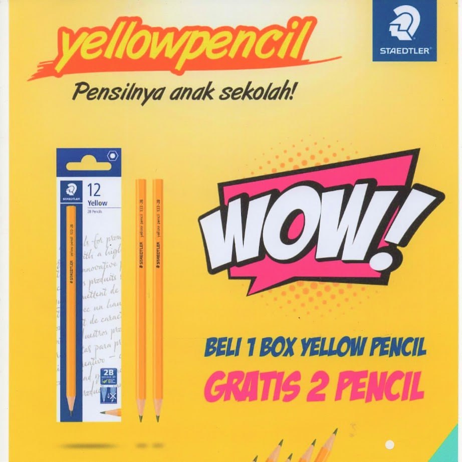 

Pensil 2B Staedtler Yellow