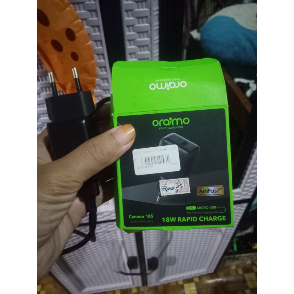 preloved charger oraimo original