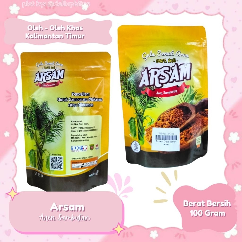 

Arsam Gula Semut Aren 100gr - Oleh Oleh Khas Kalimantan Timur
