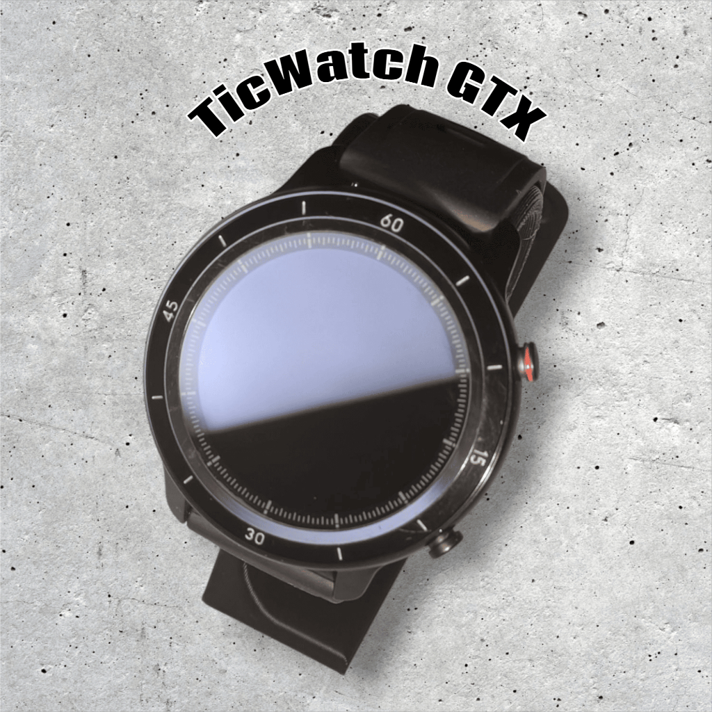 TicWatch GTX SmartWatch Wear OS Google Jam Tangan Fitness Tracker GPS Bluetooth Second Bekas Berkual