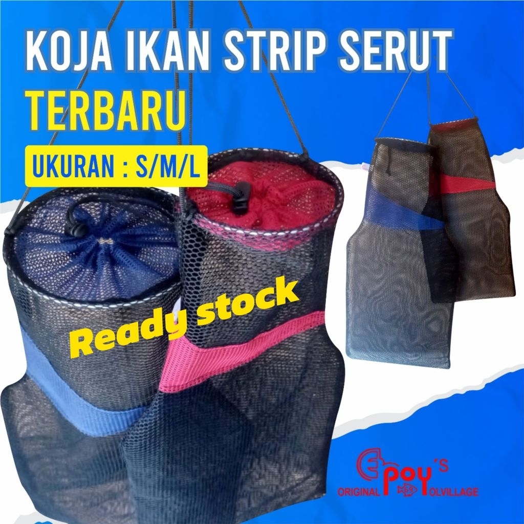 koja ikan pancing,korang ikan,keramba wadah ikan, koja ikan nila gabus terbaru ukuran s.m.l