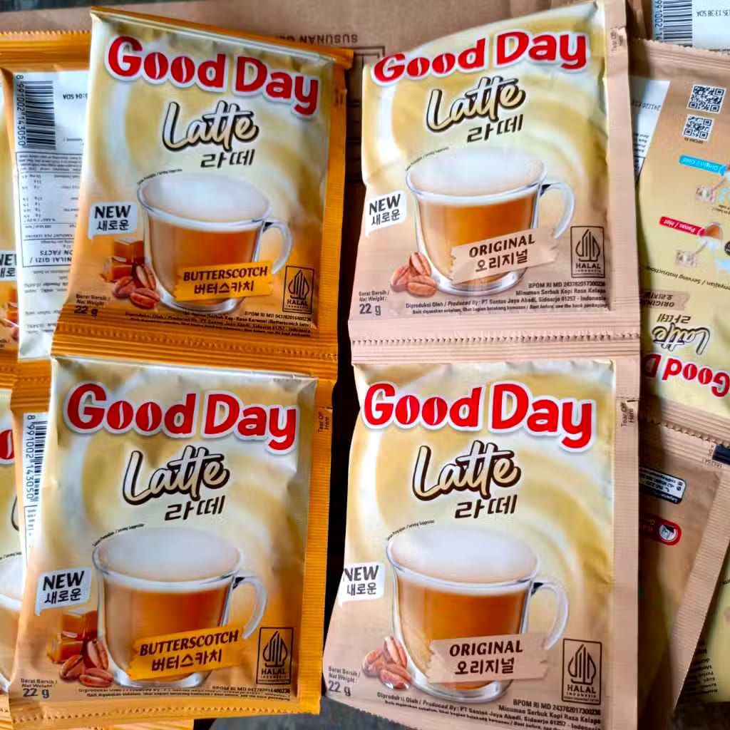 GOODDAY LATTE ORIGINAL & BUTTERSCOTH 1RCG