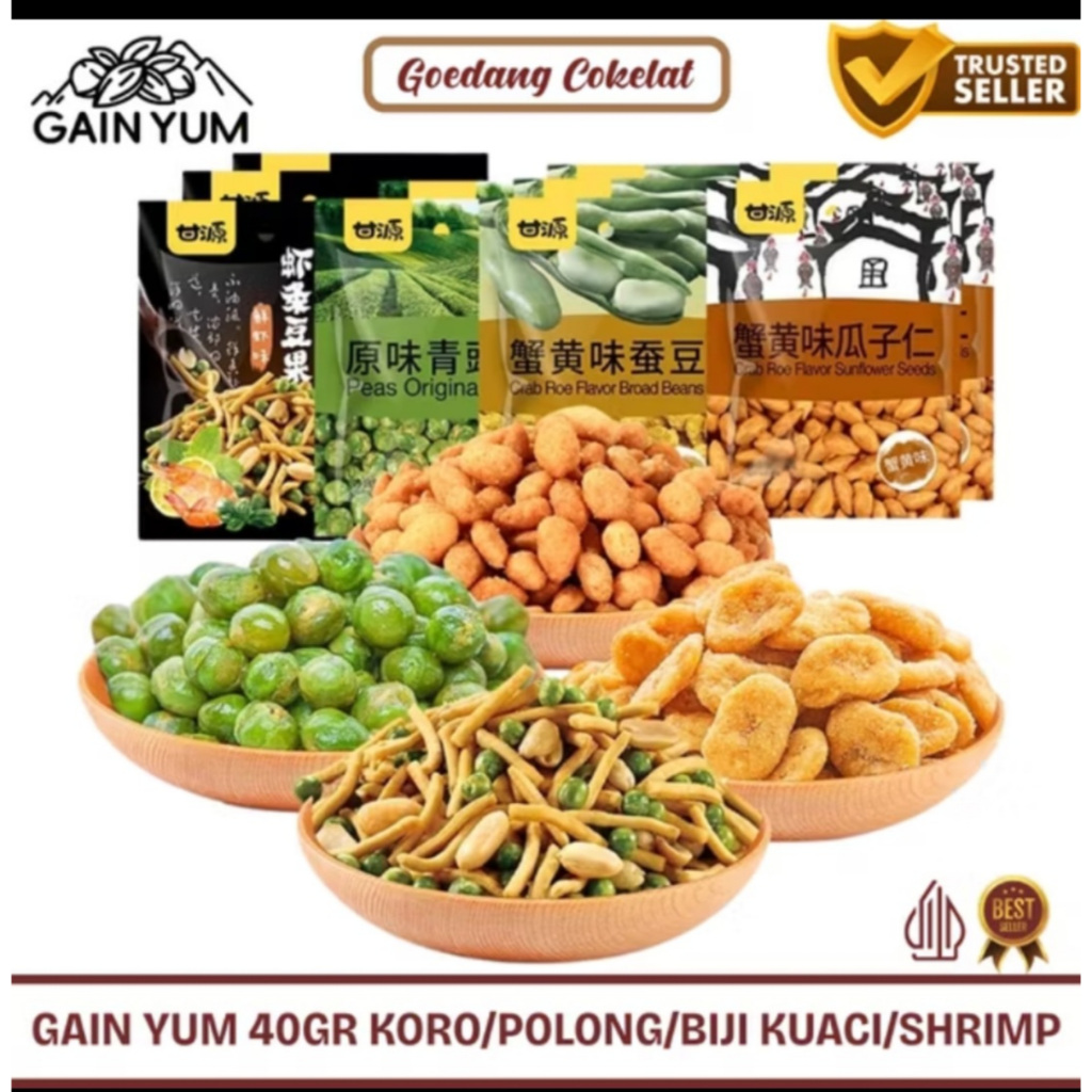 

GAIN YUM KACANG KORO KACANG POLONG