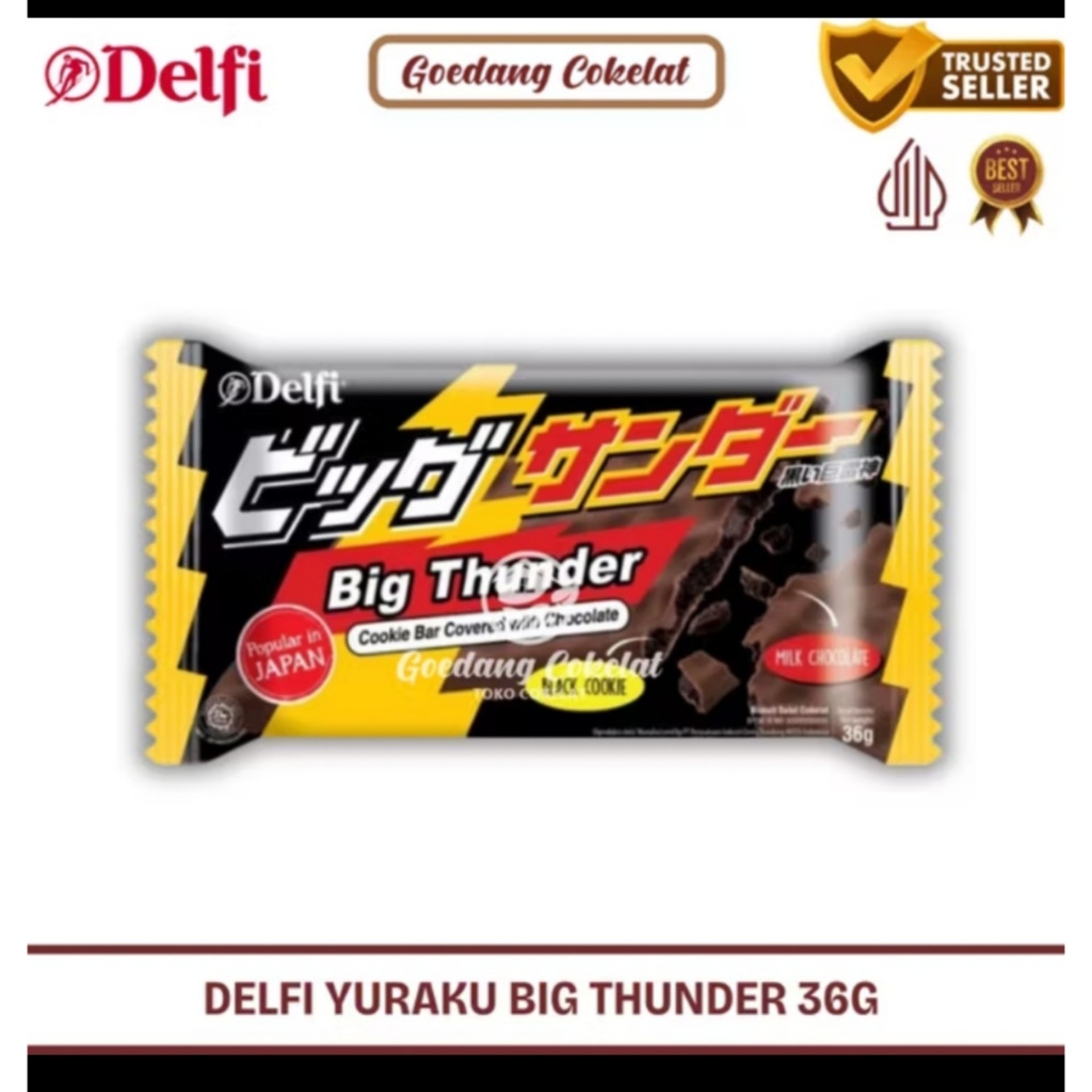 

DELFI BIG THUNDER COKLAT COOKIE BAR 36GR