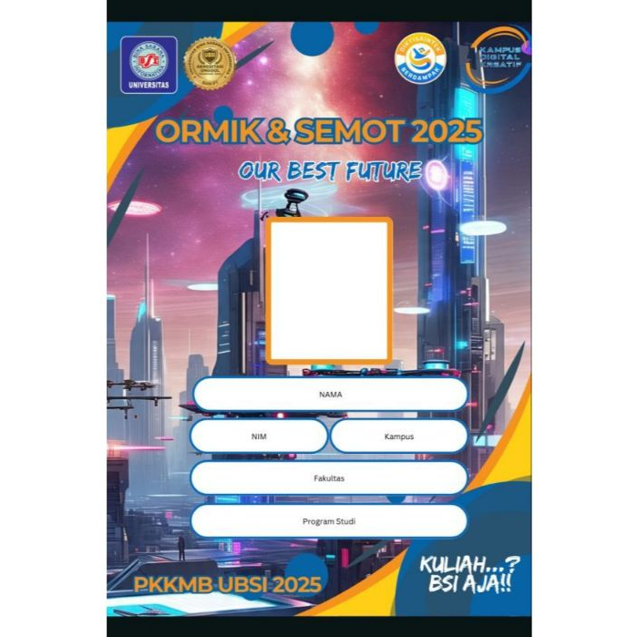 ID CARD dan Tali lanyard Hitam BSI September 2025