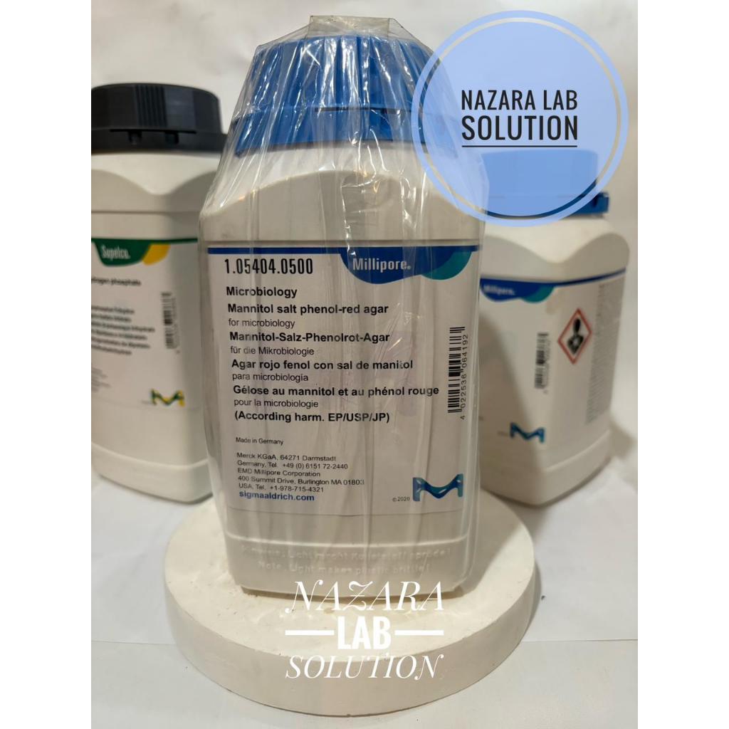 MANNITOL SALT PHENOL-RED AGAR/ MSA MERCK 105404 500GRAM