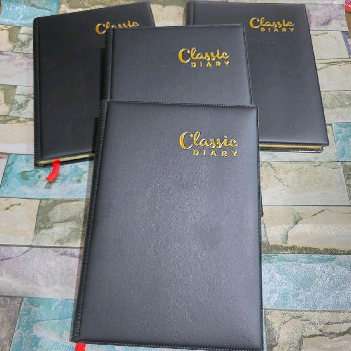 

Agenda 2026 Classic Diary Hitam PVC Cover Premium - CLASISIC DIARY