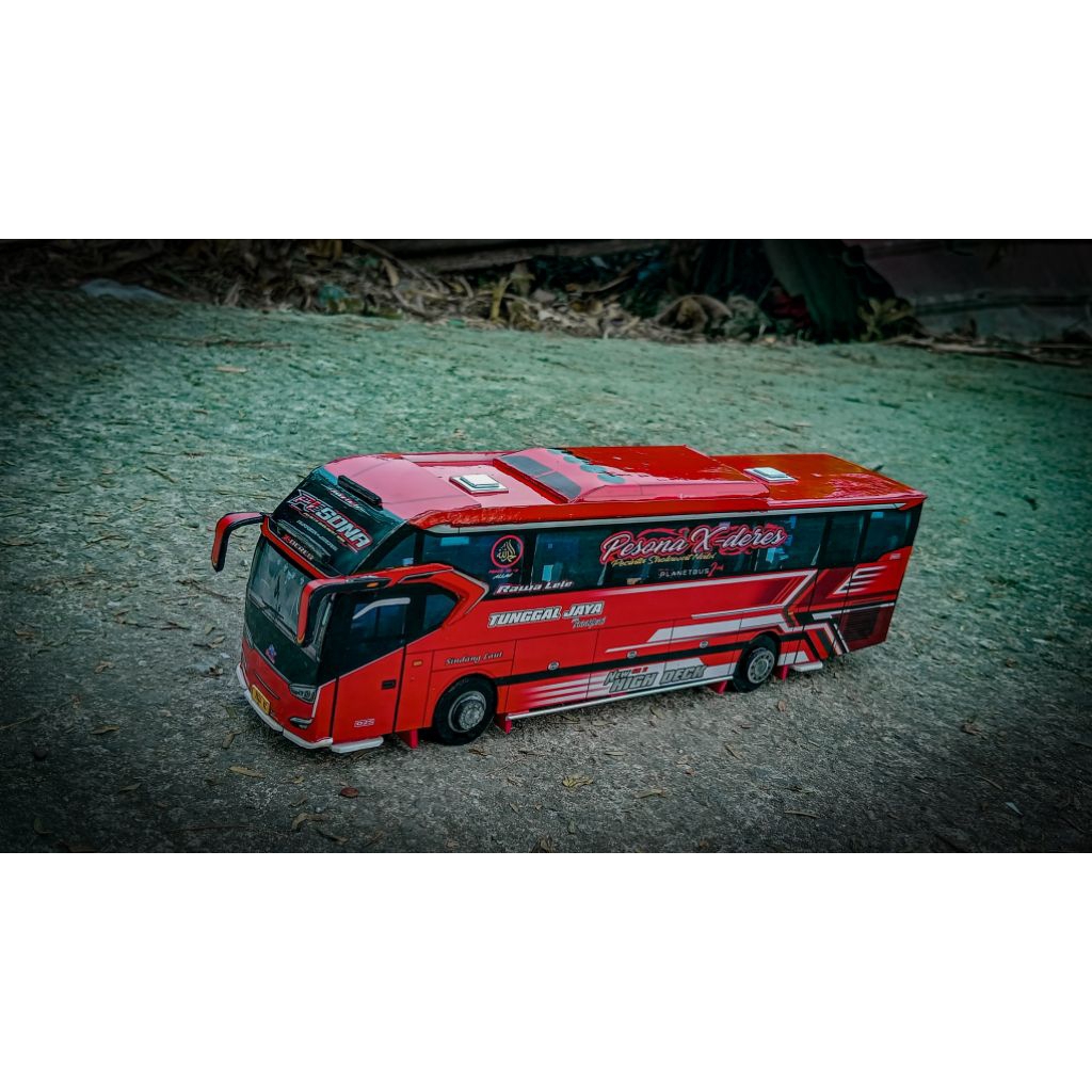 PAPERCRAFT BUS TUNGGAL JAYA "PESONA"
