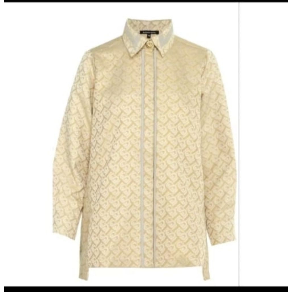 Buttonscarves - Bimu Jacquard Basic Shirt M