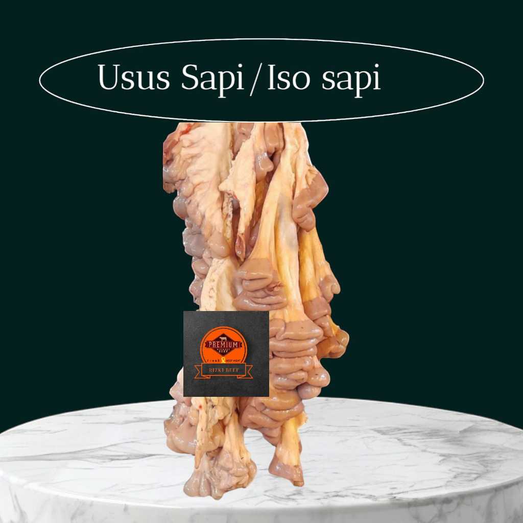 Jeroan Sapi/Usus Sapi Lokal Bersih Fresh 500g-1kg(HALAL)