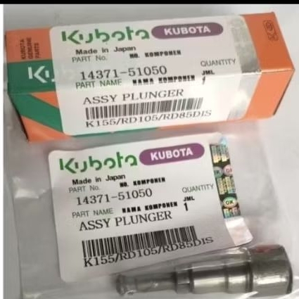 KUBOTA PLUNGER RD85 / RD85DIS Plunger pompa solar RD 85 DIS / RD 85 DT mesin diesel kubota