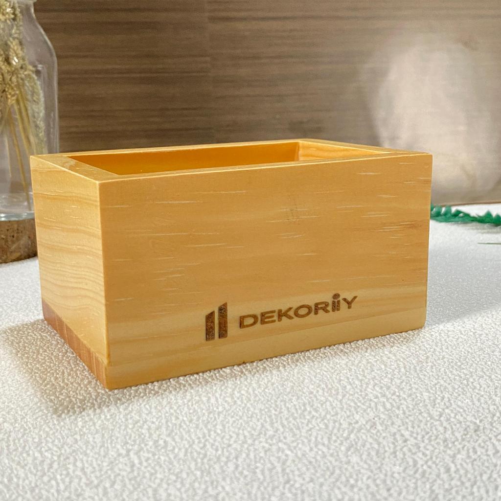 Dekoriysui - [CUSTOM GRAFIR TULISAN/LOGO] Kotak tempat gula,kopi sachet, serbaguna